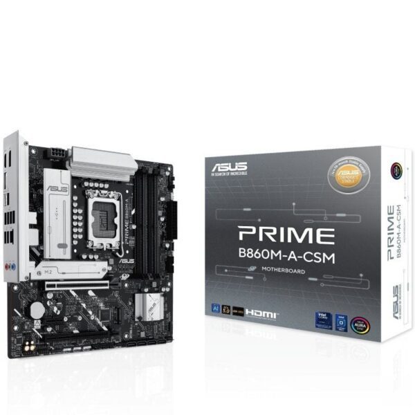 Placa Base Asus Prime B860M-A CSM Socket 1851/ DDR5/ PCIe 5.0/ Micro ATX 4711387819869 90MB1K00-M0EAYC ASU-PB PRIME B860M-A CSM