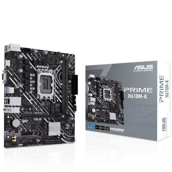 Placa Base Asus Prime H610M-K Socket 1700/ DDR5/ PCIe 4.0/ Micro ATX 4711387336328 90MB1GA0-M0EAY0 ASU-PB PRIME H610M-K