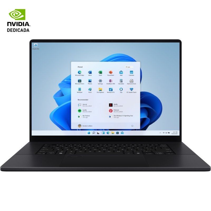 Portátil Asus ProArt P16 OLED H7606WP-RJ079X Ryzen AI 9 HX 370/ 64GB/ 2TB SSD/ GeForce RTX 5070/ 16" Táctil/ Win11 Pro 4711636085144 90NB15K1-M005P0 ASU-P H7606WP-RJ079X