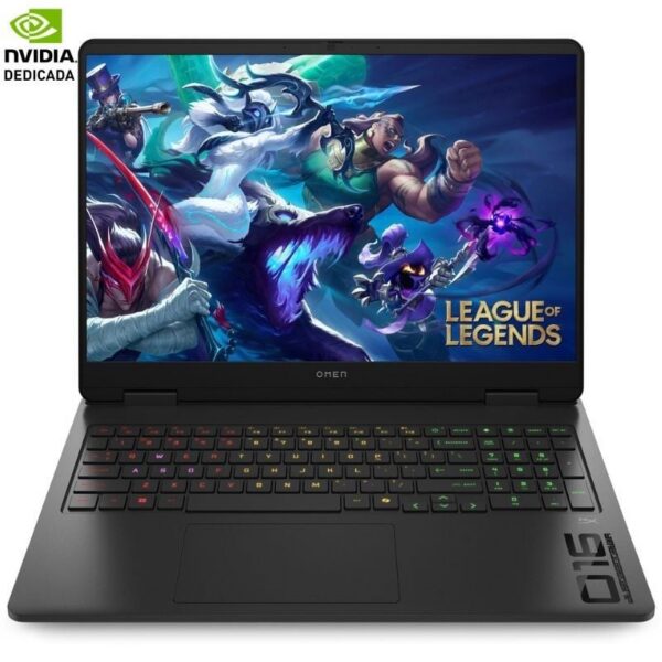Portátil Gaming HP Omen 16-AN0011NS Intel Core Ultra 7-255H/ 32GB/ 1TB SSD/ GeForce RTX 5060/ 16"/ Sin Sistema Operativo 199896062022 D14JLEA HPP-OMEN 16-AN0011NS