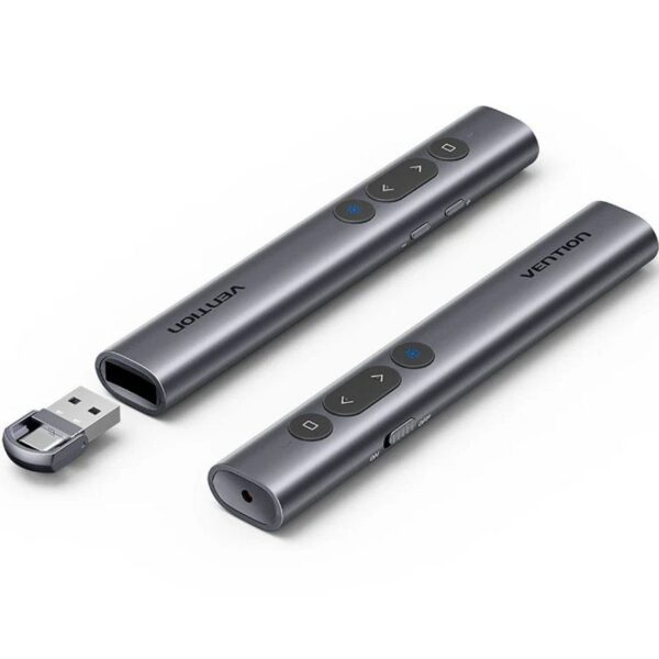 Presentador Inalámbrico Vention KQIH0/ 2.4GHz/ Gris 6922794790179 KQIH0 VEN-PRESENTER KQIH0