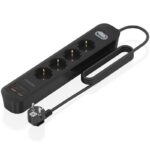 Regleta con Interruptor Aisens ASPS-2A2C13-BK/ 4 Tomas de Corriente/ 2 USB - 2 USB Tipo-C/ Cable 1.4m/ Negro 8435739904459 ASPS-2A2C13-BK AIS-REGLETA ASPS-2A2C13-BK