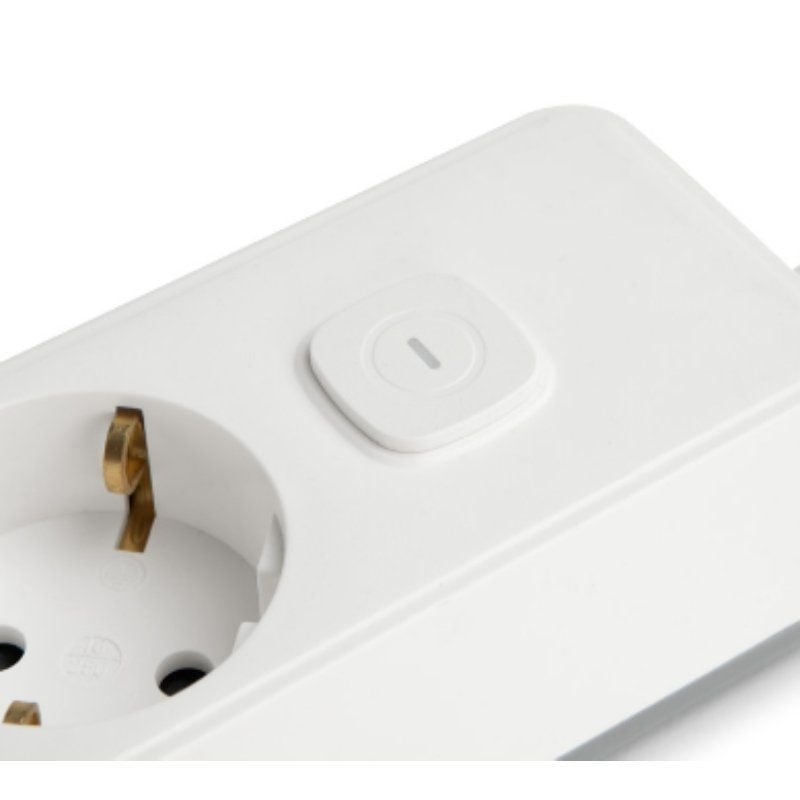 Regleta con Interruptor Orbegozo EN 3100/ 3 Tomas de Corriente/ 2 USB/ 2 USB Tipo-C/ Cable 1.4m/ Blanca - Imagen 2