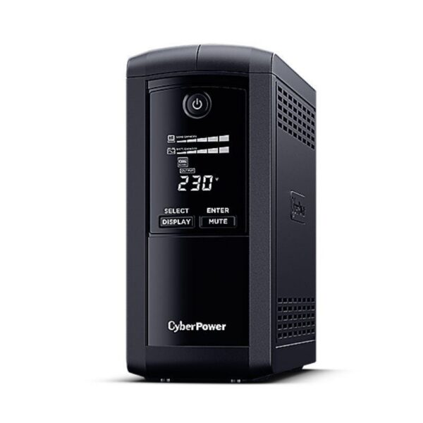 SAI Línea Interactiva Cyberpower VP1000ELCD/ 1000VA-550W/ 4 Salidas/ Formato Torre 4712856275551 VP1000ELCD CYB-LI VP1000ELCD