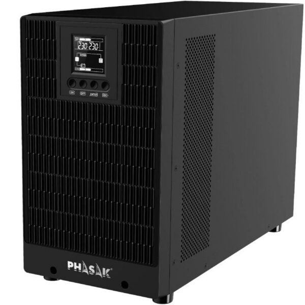 SAI Online Phasak 3000 VA Online LCD/ 3000VA-3000W/ 4 Salidas/ Formato Torre 5605922026920 PH 9230 PHK-SAI 3000 VA ON LCD