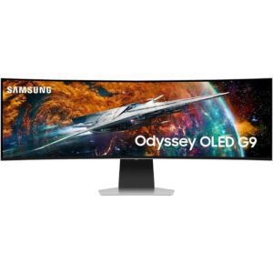 Smart Monitor Ultrapanorámico Curvo Gaming Samsung Odyssey OLED G9 S49CG950SU 49"/ Dual QHD/ Multimedia/ 0.03ms/ 240Hz/ OLED/ Regulable en altura Gris 8806094969658 LS49CG950SUXEN SAM-M S49CG950SU