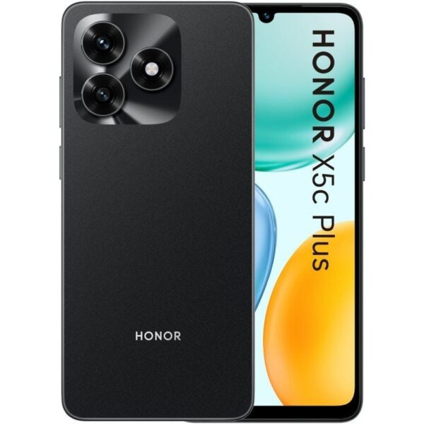 Smartphone Honor X5c Plus 4GB/ 256GB/ 6.74"/ Negro 6936520876174 5109BYFM HON-SP X5C P 4-256 BK