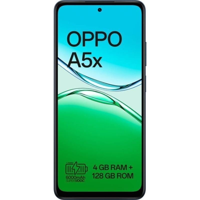 Smartphone Oppo A5x 4GB/ 128GB/ 6.67"/ Negro Azul - Imagen 2
