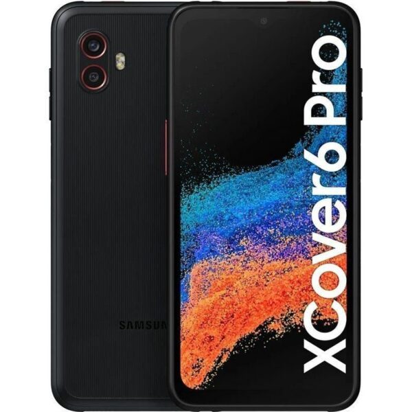 Smartphone Rugerizado Samsung Galaxy Xcover 6 Pro 6GB/ 128GB/ 6.6"/ 5G/ Negro 8806094373479 SM-G736BZKDEEE SAM-SP G736 6-128 BK V2