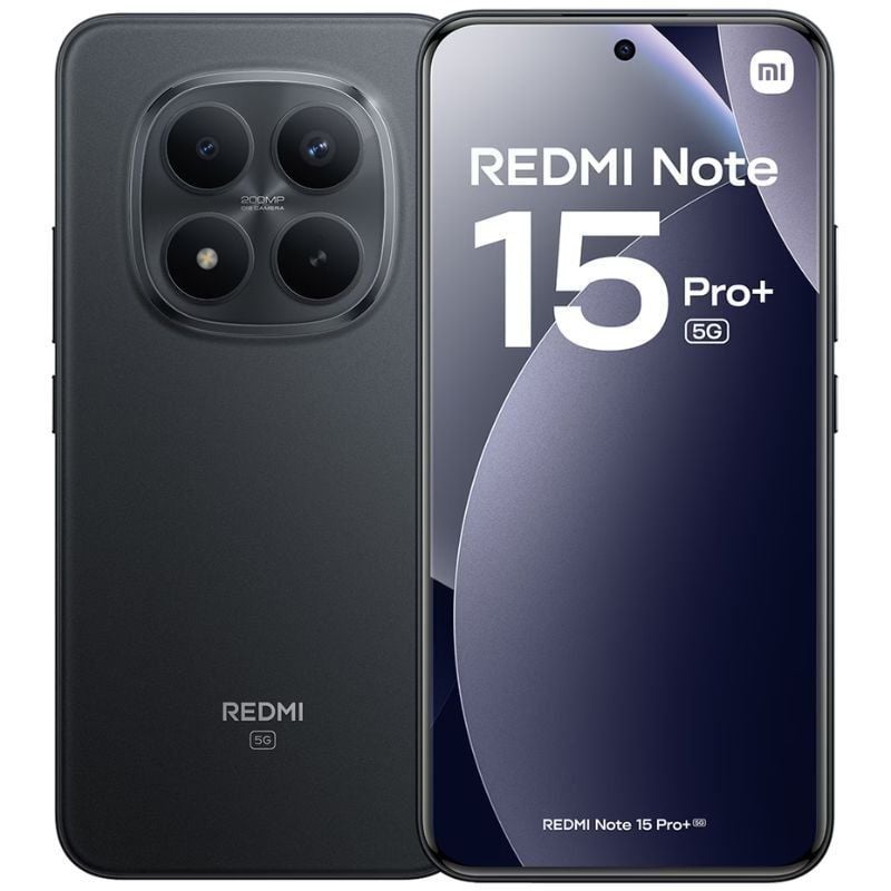 Smartphone Xiaomi Redmi Note 15 Pro Plus 12GB/ 512GB/ 6.83"/ 5G/ Negro 6932554468040 MZB0LW2EU XIA-SP NOTE15PP 5G 12-512 BK
