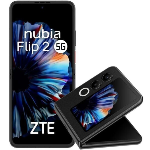 Smartphone ZTE Nubia Flip 2 8GB/ 256GB/ 6.9"/ 5G/ Negro 6902176137198 P678F01 ZTE-SP NUBIA FLIP2 8-256 BK