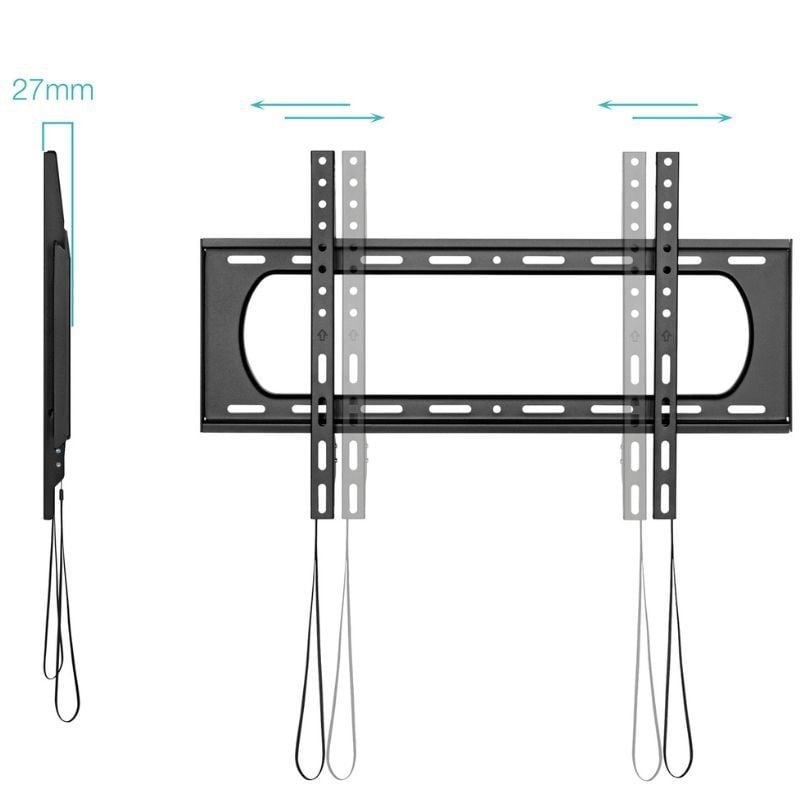 Soporte de Pared TooQ LP1084F-B para TV de 37-80"/ hasta 80kg - Imagen 3