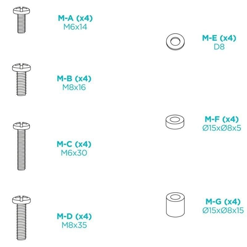 Soporte de Pared TooQ LP1084F-B para TV de 37-80"/ hasta 80kg - Imagen 5