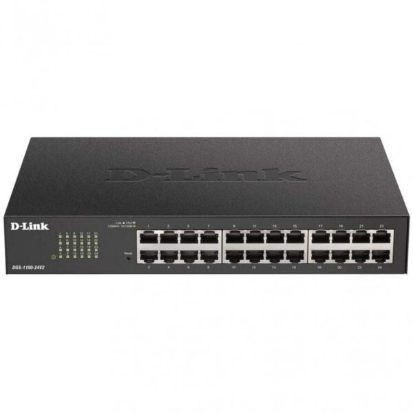 Switch Gestionable D-Link DGS-1100-24V2 24 Puertos/ RJ-45 Gigabit 10/100/1000 790069467844 DGS-1100-24V2/E DLK-SWITCH DGS-1100-24V2 E