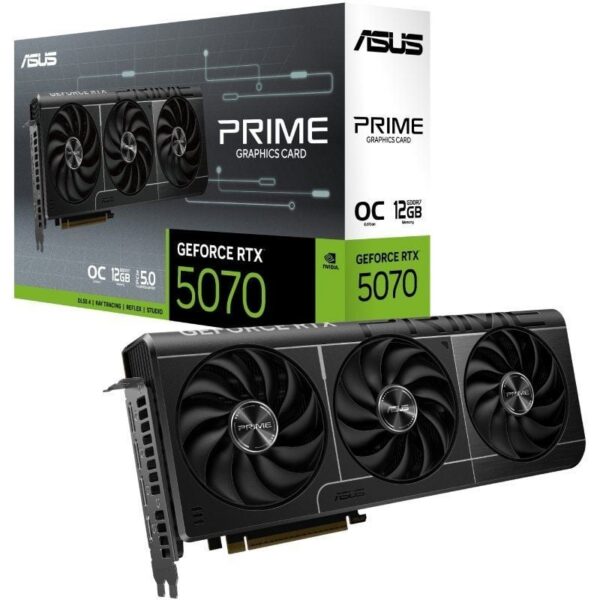 Tarjeta Gráfica Asus Prime GeForce RTX 5070 OC Edition/ 12GB GDDR7 4711387837825 90YV0M10-M0NA00 ASU-GF PRIME RTX5070 OC 12G