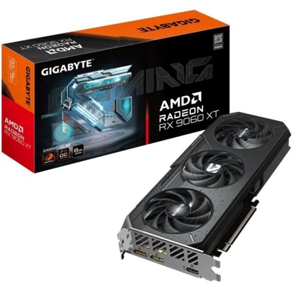 Tarjeta Gráfica Gigabyte Radeon RX 9060XT Gaming OC/ 8GB GDDR6 4719331356231 9VR9068XGO-00-G10 GIG-GF RAD RX9060XT G OC 8G