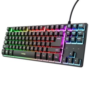 Teclado Gaming Mecánico Trust Gaming GXT 833 Thado TKL 25888 8713439258882 25888 TRU-TEC GXT 833 THADO BK