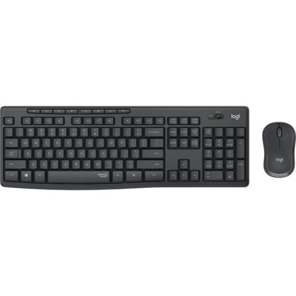 Teclado y Ratón Inalámbricos Logitech Silent Touch MK295/ Grafito 5099206092419 920-009798 LOG-DESK 920-009798