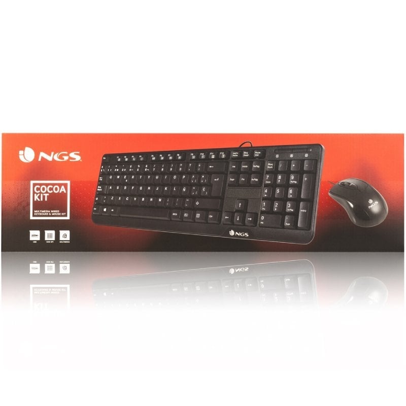 Teclado y Ratón NGS Cocoa KIT/ Portugués - Imagen 4