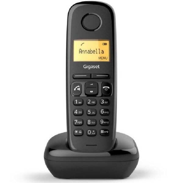 Teléfono Inalámbrico Gigaset A270/ Negro 4250366850771 S30852-H2812-D201 GIGA-TEL A270 BK
