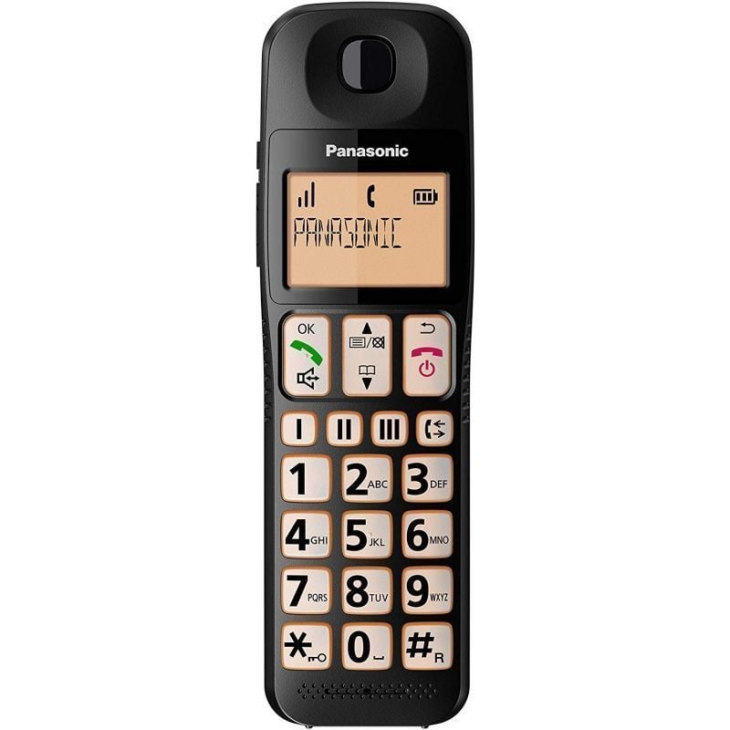 Teléfono Inalámbrico Panasonic KX-TGE310SP/ Negro - Imagen 5