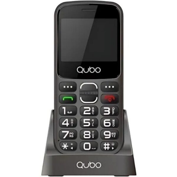 Teléfono Móvil Qubo X-230BKC 4G para Personas Mayores/ Negro 6944762701598 X-230BKC 4G QUB-TEL X-230BKC 4G BK