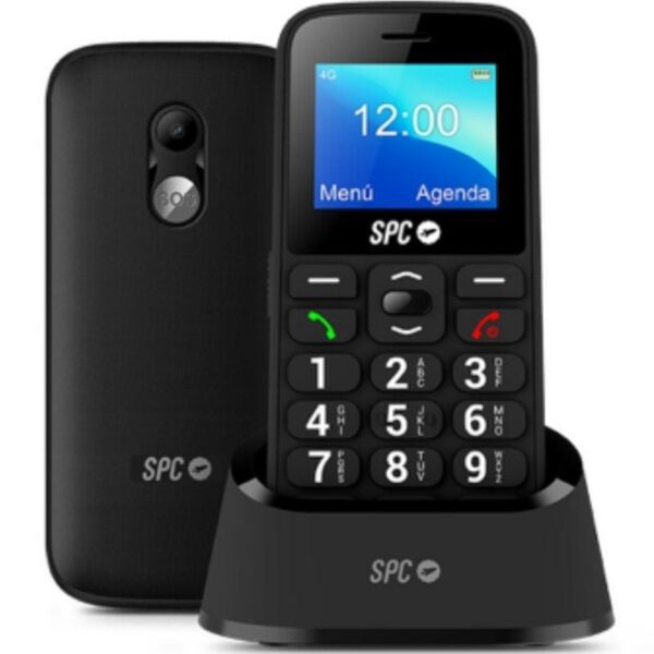 Teléfono Móvil SPC Fortune 2 4G para Personas Mayores/ Negro 8436542859899 2329N SPC-TEL FORTUNE2 4G BK