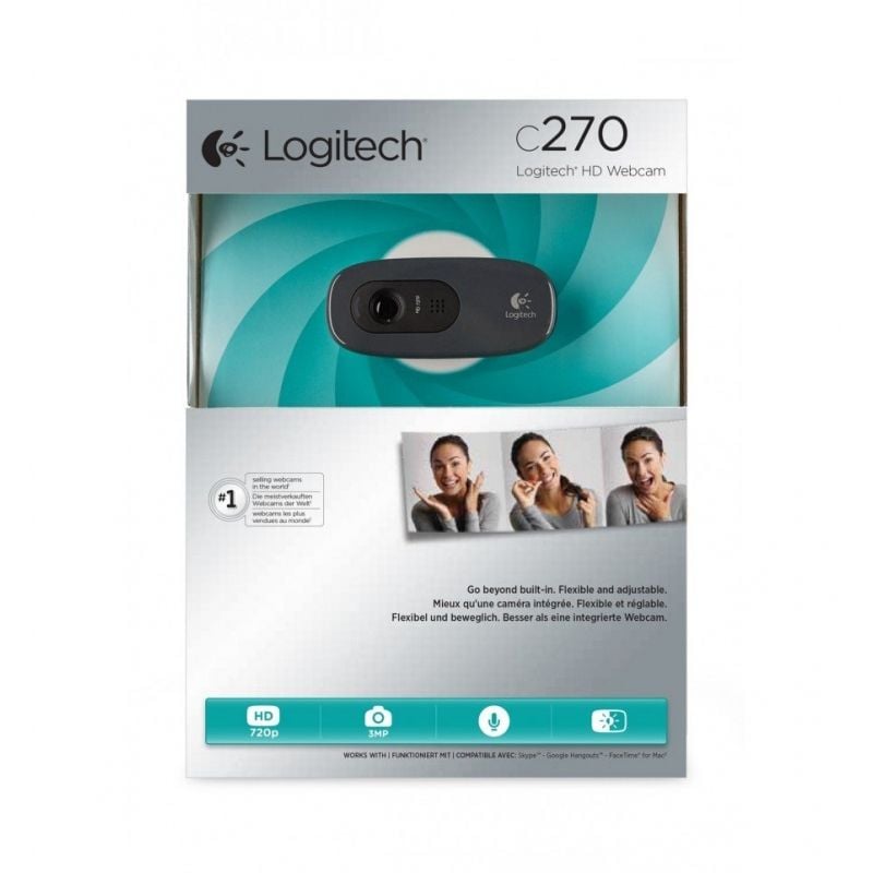 Webcam Logitech HD C270/ 1280 x 720 HD - Imagen 4
