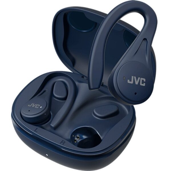 Auriculares Bluetooth JVC HA-EC25T con estuche de carga/ Autonomía 7.5h/ Azules 4975769472169 HA-EC25T-A JVC-AUR HA-EC25T BL