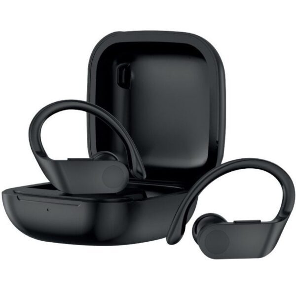 Auriculares Deportivos Bluetooth Daewoo TWS SPORT DW2012 con estuche de carga/ Autonomía 3h/ Negros 8436533798312 DW2012 DAE-AUR DW2012