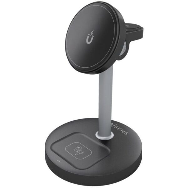 Base de carga Inalámbrica Aisens ASCH-15W3WC066-BK/ 15W/ Negro 8435739903537 ASCH-15W3WC066-BK AIS-CAR ASCH-15W3WC066-BK