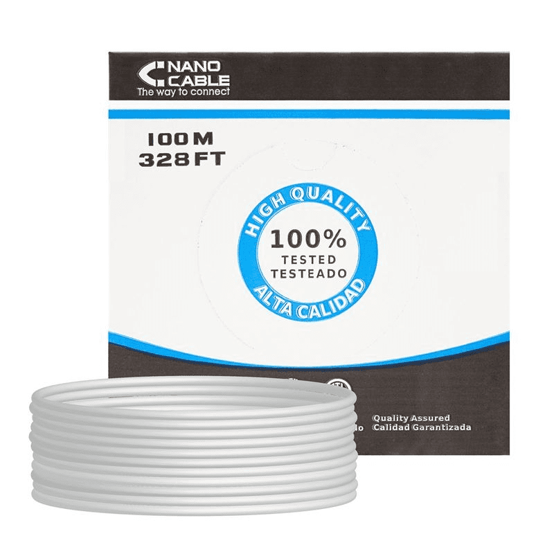 Bobina de Cable RJ45 UTP Nanocable 10.20.0502 Cat.6/ 100m/ Gris 8433281002968 10.20.0502 NAN-CAB 10.20.0502