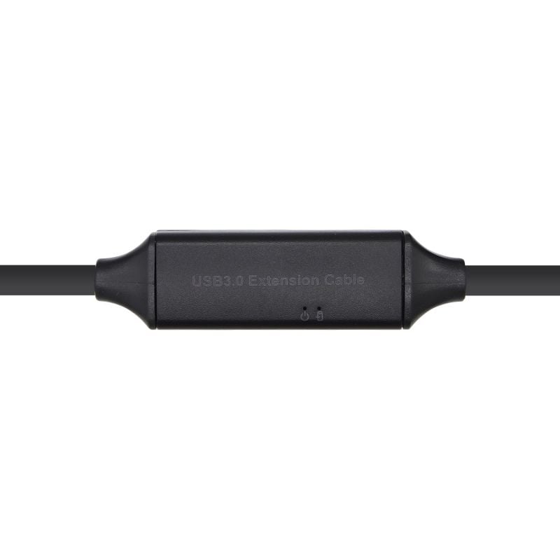 Cable Alargador USB 3.0 con Amplificador Aisens A105-0409/ USB Macho - USB Hembra/ Hasta 9W/ 625Mbps/ 15m/ Negro - Imagen 3
