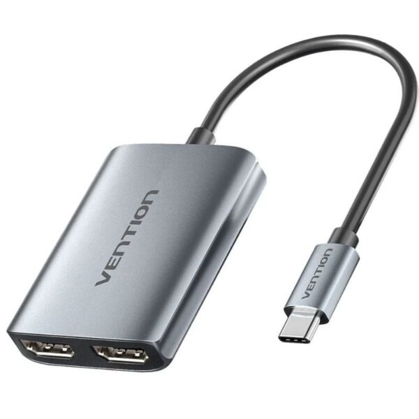 Cable Conversor Vention ACZHB/ USB Tipo-C Macho - 2x HDMI Macho/ Gris 6922794785861 ACZHB VEN-CAB ACZHB