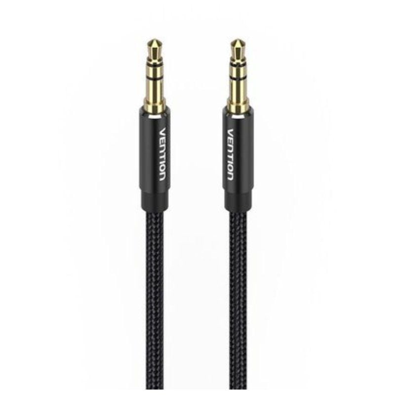 Cable Estéreo Vention BAWBG/ Jack 3.5 Macho - Jack 3.5 Macho/ 1.5m/ Negro - Imagen 2