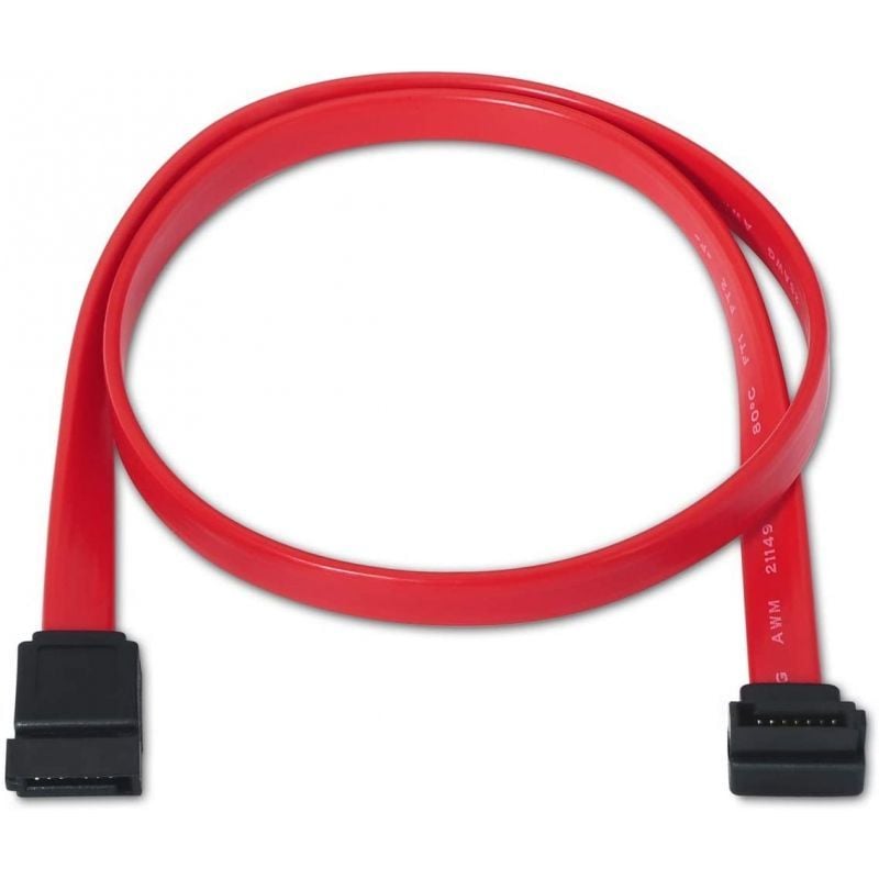 Cable SATA Aisens A130-0155/ SATA Hembra - SATA Hembra/ Hasta 0.1W/ 768Mbps/ 50cm/ Rojo - Imagen 2