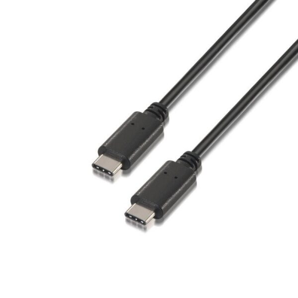Cable USB 2.0 Tipo-C Aisens A107-0058/ USB Tipo-C Macho - USB Tipo-C Macho/ 480Mbps/ 3m/ Negro 8436574700572 A107-0058 AIS-CAB A107-0058