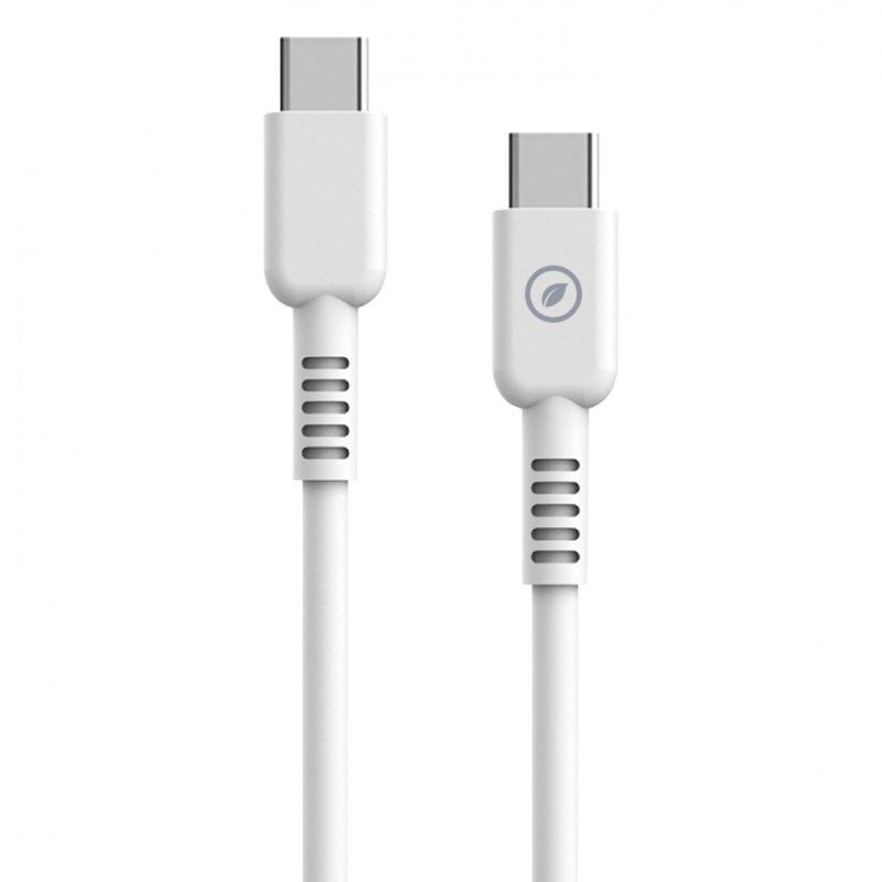 Cable USB 2.0 Tipo-C Muvit For Change MCUSC0008/ USB Tipo-C Macho - USB Tipo-C/ Hasta 60W/ 480Mbps/ 1.2m/ Blanco 3663111144895 MCUSC0008 MUV-CAB MCUSC0008