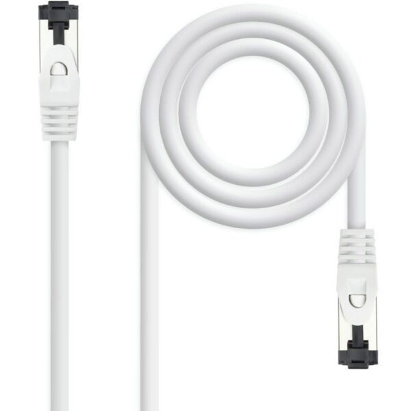 Cable de Red RJ45 SSTP Nanocable 10.20.2001-W Cat.8.1/ 1m/ Blanco 8433281015944 10.20.2001-W NAN-CAB 10 20 2001-W