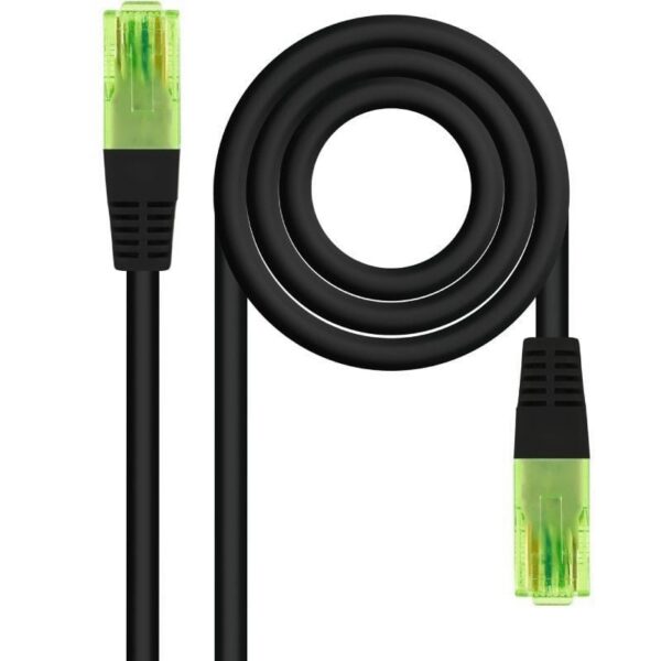 Cable de Red RJ45 UTP Nanocable 10.20.1410-BK Cat.6/ 10m/ Negro 8433281016224 10.20.1410-BK NAN-CAB 10 20 1410-BK
