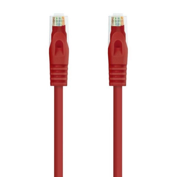 Cable de Red RJ45 UTP Nanocable 10.20.1800-L25-R Cat.6A/ LSZH/ 25cm/ Rojo 8433281011144 10.20.1800-L25-R NAN-CAB 10 20 1800-L25-R