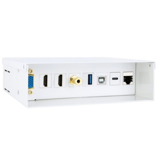 Caja de Conexiones Nanocable 10.35.0004/ VGA - 2x HDMI - Jack 3.5 - USB 3.0 - USB Tipo-C - USB 2.0 - RJ45 8433281017252 10.35.0004 NAN-CAJA 10 35 0004