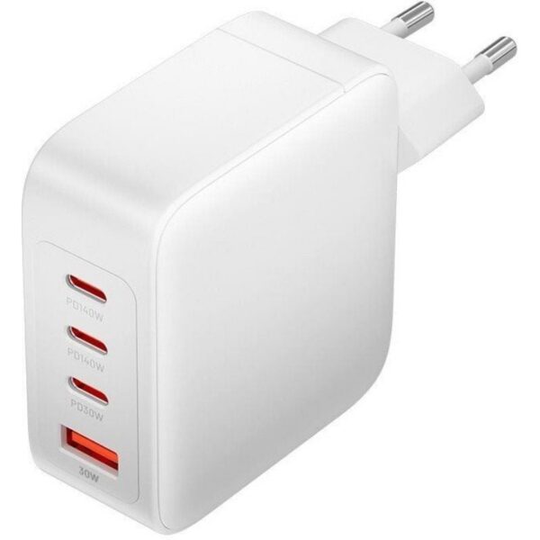 Cargador de Pared GaN Vention FEIW0-EU/ 3xUSB Tipo-C + Cable USB Tipo-C/ 1xUSB/ 140W 6922794776005 FEIW0-EU VEN-CARGA FEIW0-EU