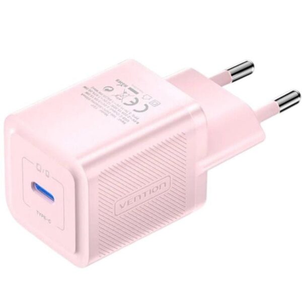 Cargador de Pared GaN Vention FEPP0-EU/ 1xUSB Tipo-C/ 20W 6922794782129 FEPP0-EU VEN-CARGA FEPP0-EU