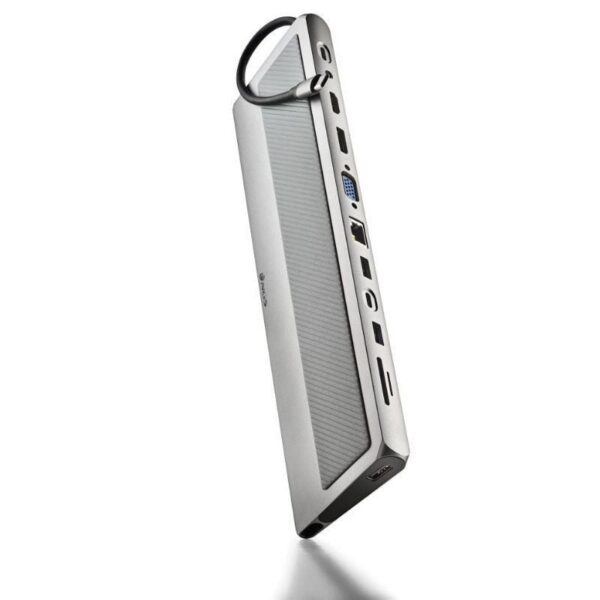 Docking USB Tipo-C NGS WonderDock 12 Pro/ 3xUSB/ 2xHDMI 4K/ 1xVGA/ 1xRJ45/ 1xLector de Tarjetas/ 1xJack 3.5/ 1xUSB Tipo-C PD/ Gris 8435430624519 WONDERDOCK12PRO NGS-HUB WONDERDOCK12PRO