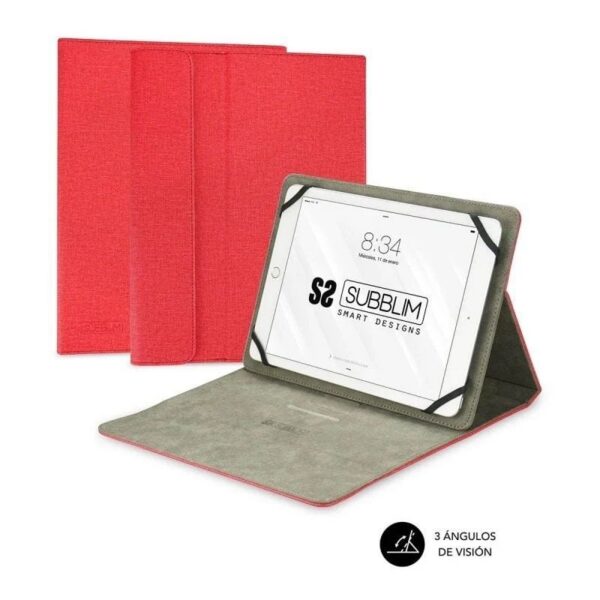 Funda Subblim Clever Stand para Tablets de 9.6"-11"/ Roja 8436586740801 SUB-CUT-1CT002 SUB-FUNDA CUT-1CT002