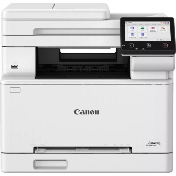 Multifunción Láser Color Canon i-SENSYS MF664CDW WiFi/ Dúplex/ Blanca 4549292242140 6928C008 CAN-MULT MF664CDW