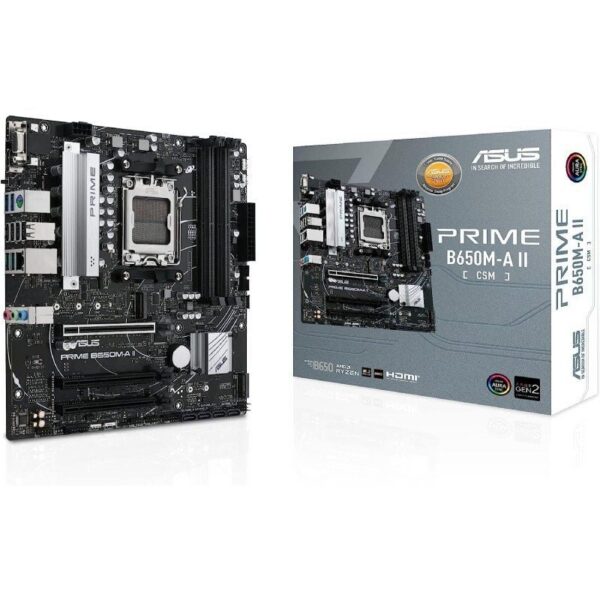 Placa Base Asus Prime B650M-A II-CSM/ Socket AM5/ DDR5/ PCIe 5.0/ Micro ATX 4711387025543 90MB1EH0-M0EAYC ASU-PB PRIME B650M-A II-CSM