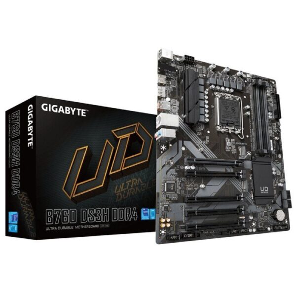 Placa Base Gigabyte B760 DS3H DDR4 Socket 1700/ DDR4/ PCIe 4.0 4719331850746 9MB76DS34-00-10 GIG-PB B760 DS3H DDR4