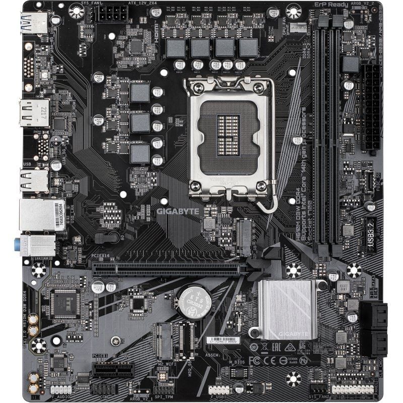 Placa Base Gigabyte H610M D3W DRR4 Socket 1700/ DDR4/ PCIe 4.0/ Micro ATX - Imagen 2